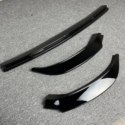 Kit lèvre avant pour Seat Ibiza MK5 2017-2025 spoiler de pare-chocs noir brillant