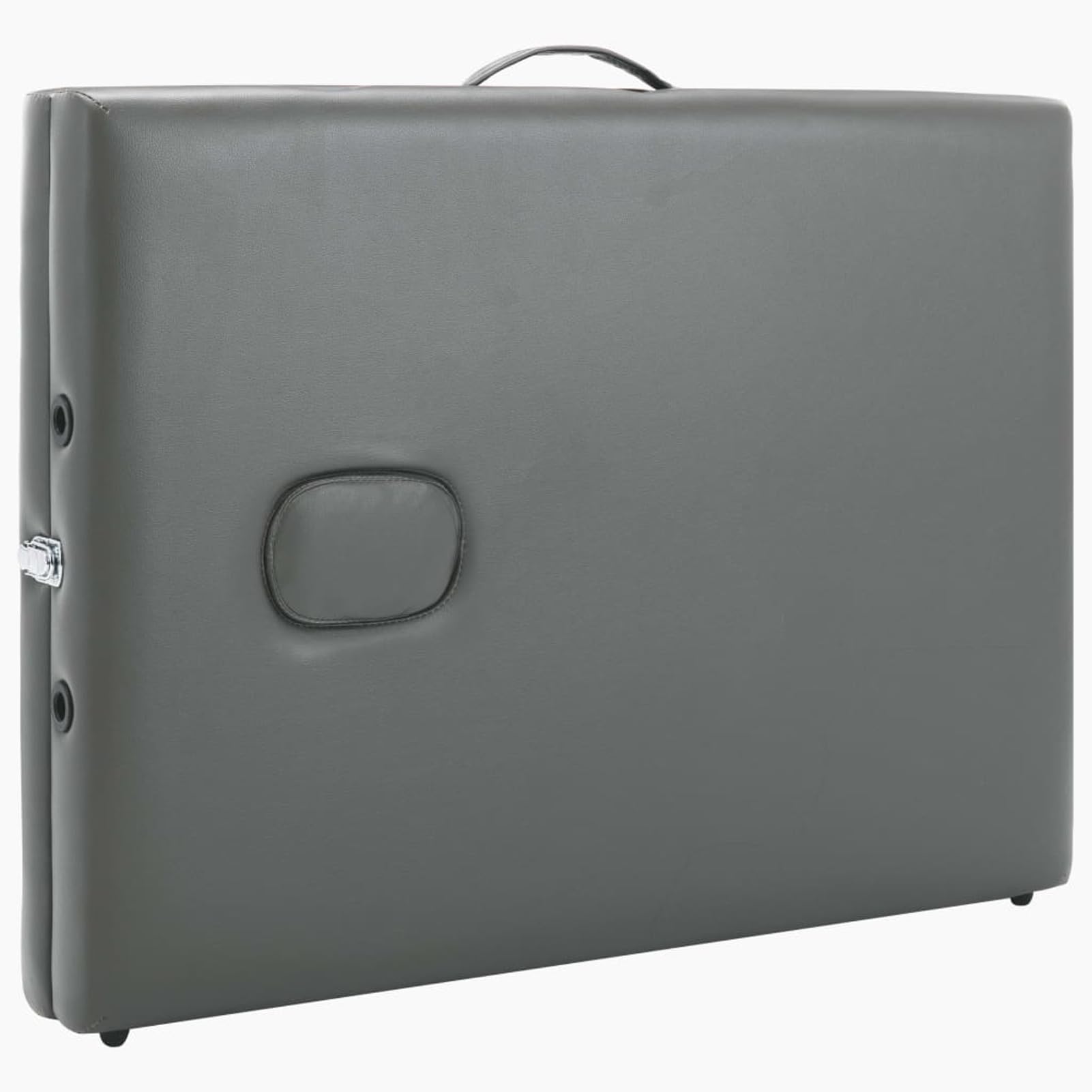 ZEYUAN Lettino da Massaggio 2 Zone Telaio in Legno Antracite 186x68cm,Salute e Bellezza,Cura della Persona,Massaggi e Relax,Lettini da massaggio-110171
