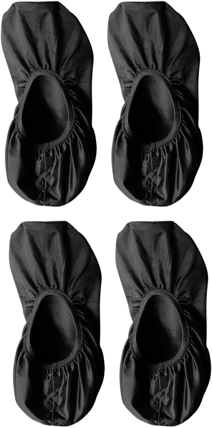Bowling Shoe Covers 2Pair Premium Bowling Shoe Covers,for Inside and Outside of The Bowling Center Household Office Walking Around(M&L)