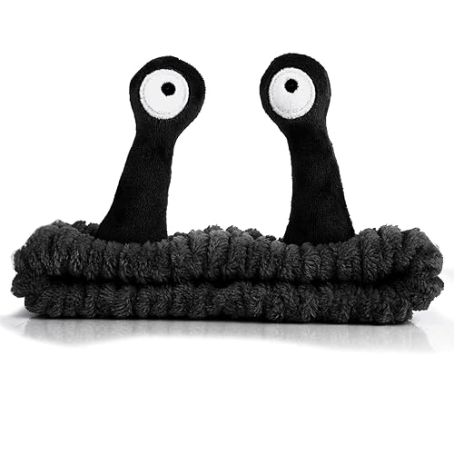 Diadema de spa para maquillaje facial, banda para la cabeza de microfibra suave de forro polar coral para la cabeza, caracol, dibujos animados, disponible en Yaxa Mexico