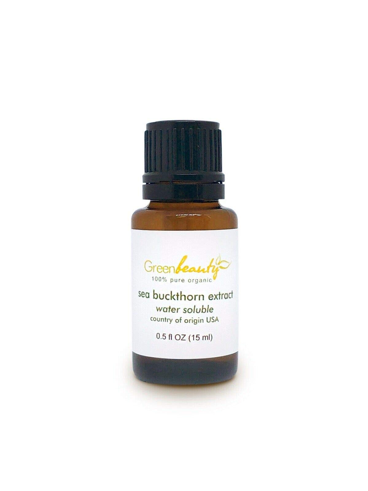 Sea Buckthorn Extract Water Soluble Natural lotions soap creams 0 5 OZ 15 ml Euro Dropper