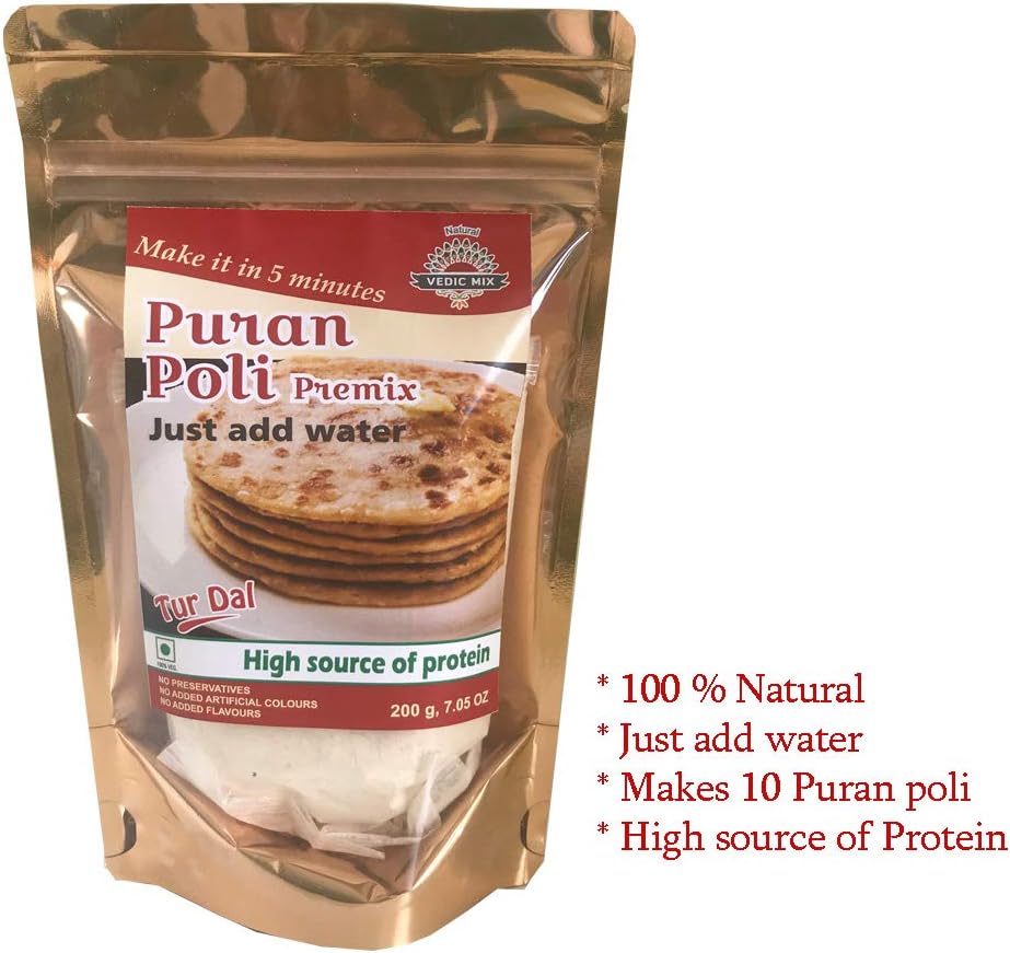 Instant PuranPoli Mix by Vedic Mix (Tur dal, 1)