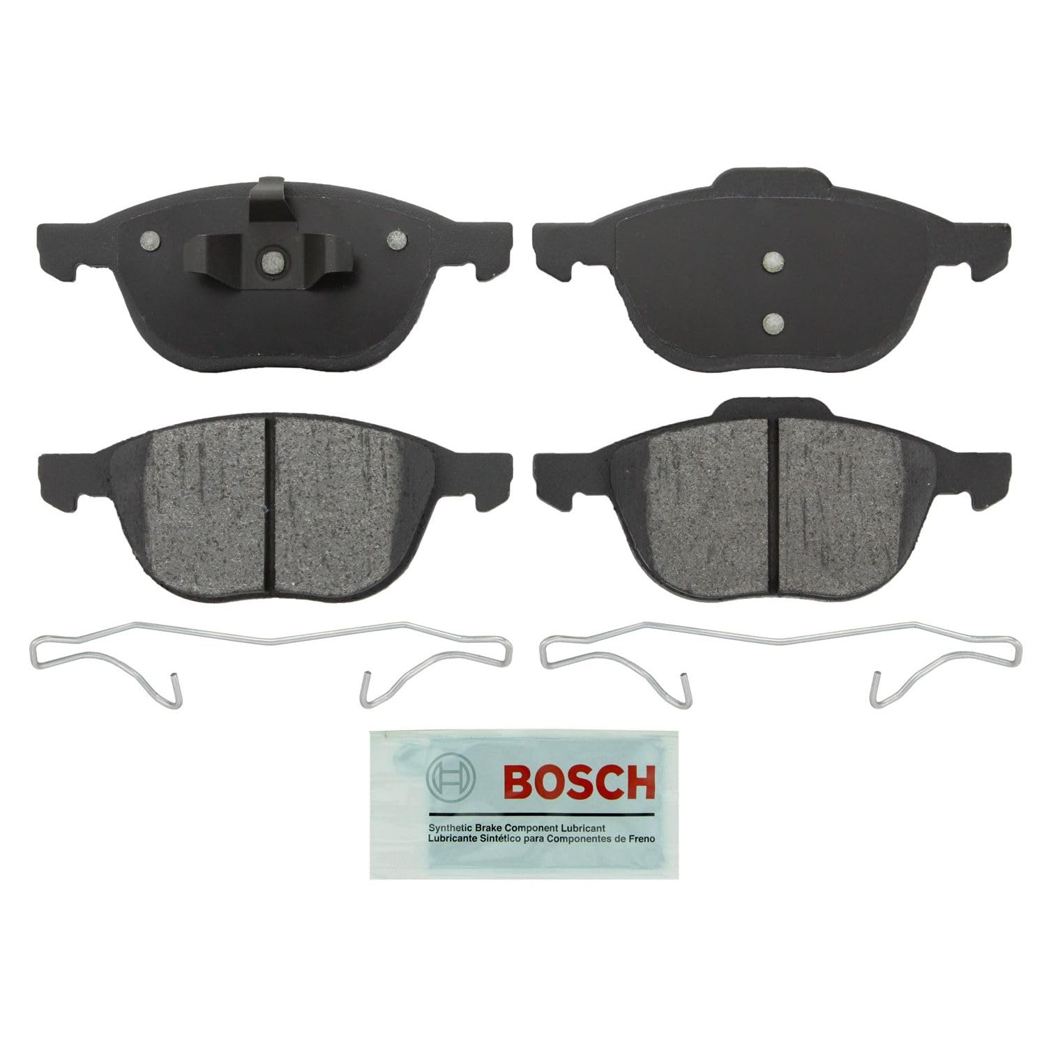 BOSCH BE1044H Blue Ceramic Disc Brake Pad Set with Hardware - Front