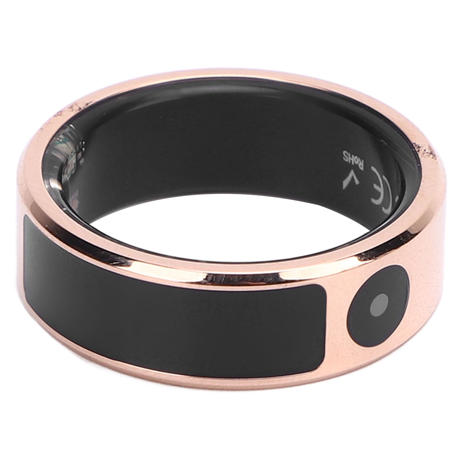 Sxhlseller Anneau Intelligent avec écran Tactile Couleur, Tracker d'activité en Acier Inoxydable de 50 M pour la Natation, la Course à Pied, Téléphone pour la