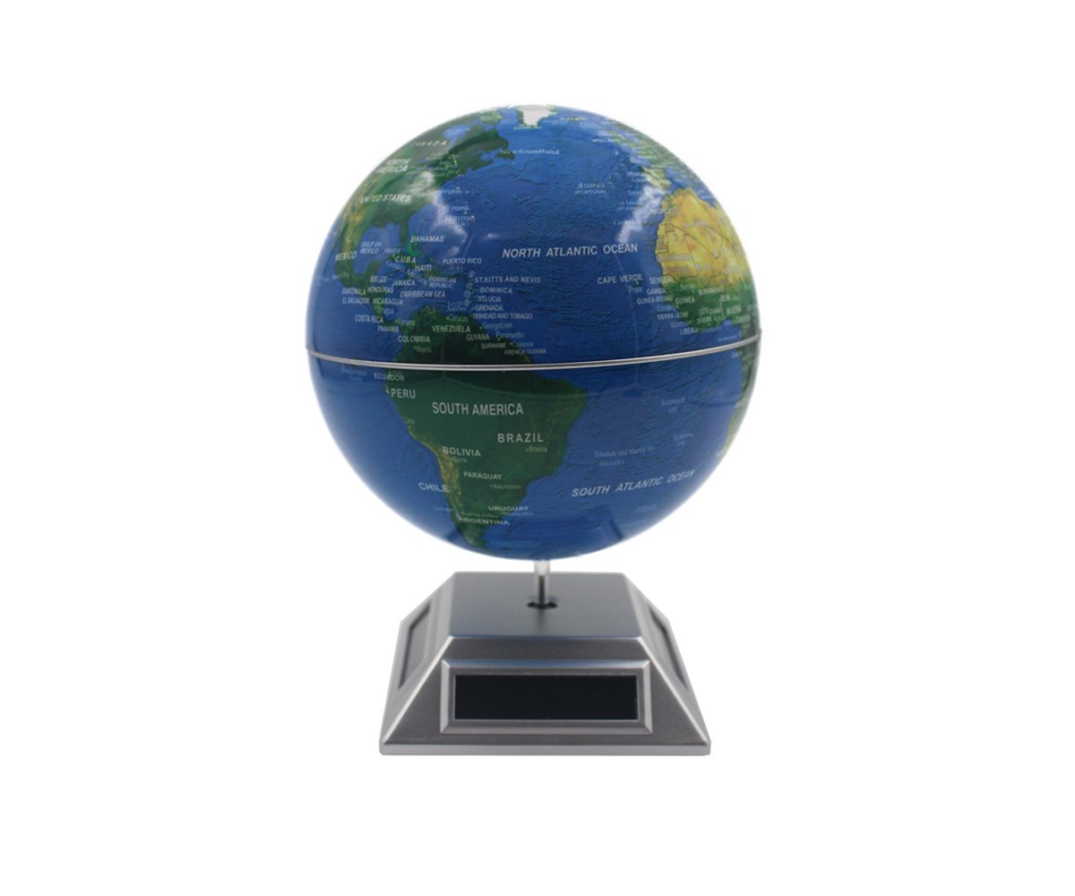 Buy Glovion Eco Solar Powered Auto Spinning Rotary World Globes
