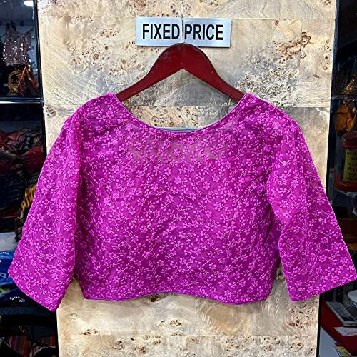 Image of Vihu Fashion Women Georgette Half Sleeve Blouse