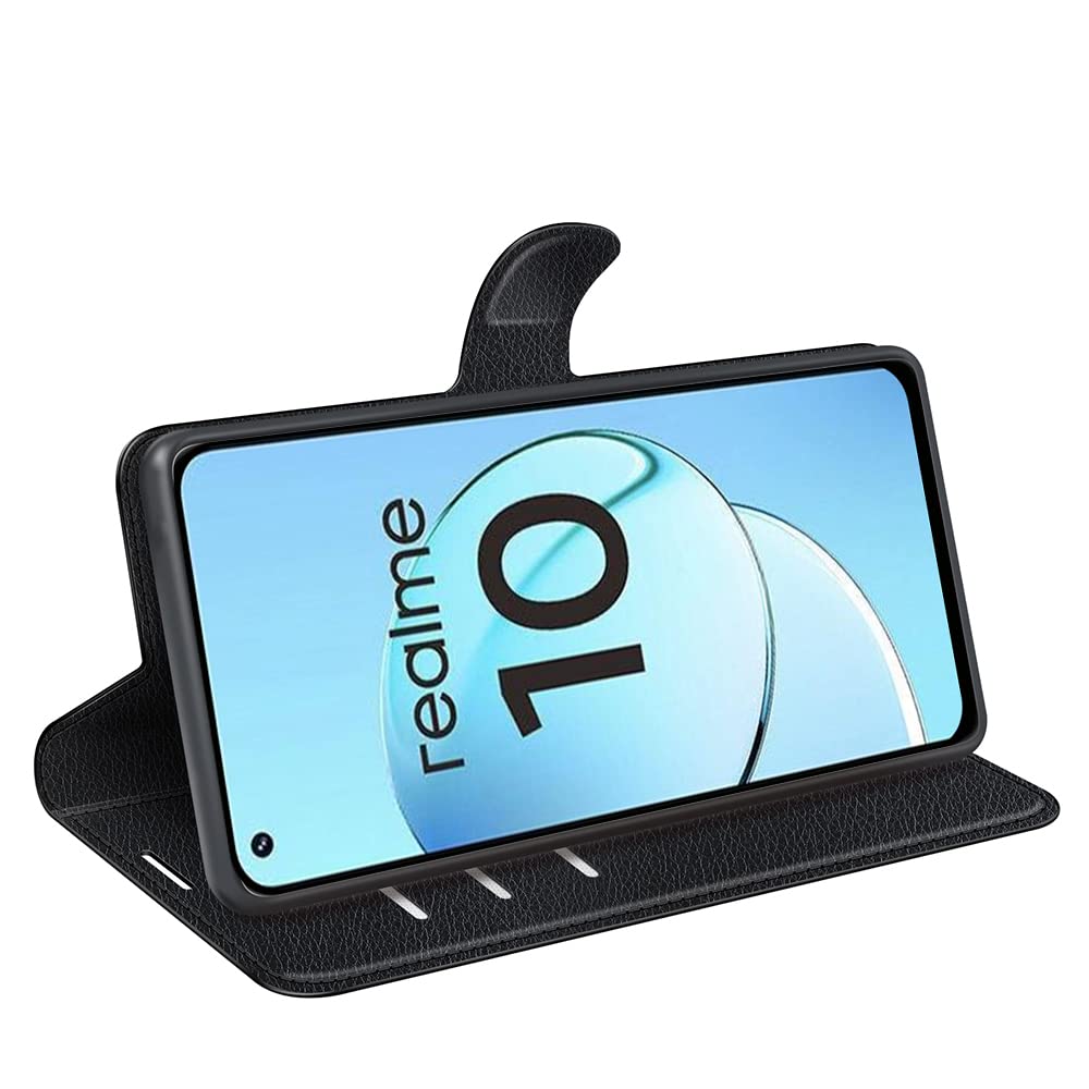 Custodia A Libro BOCTECH Per Realme 10 4G – Verde, In Pelle PU Con Porta Carte E Supporto | Antiurto E Magnetica - 2