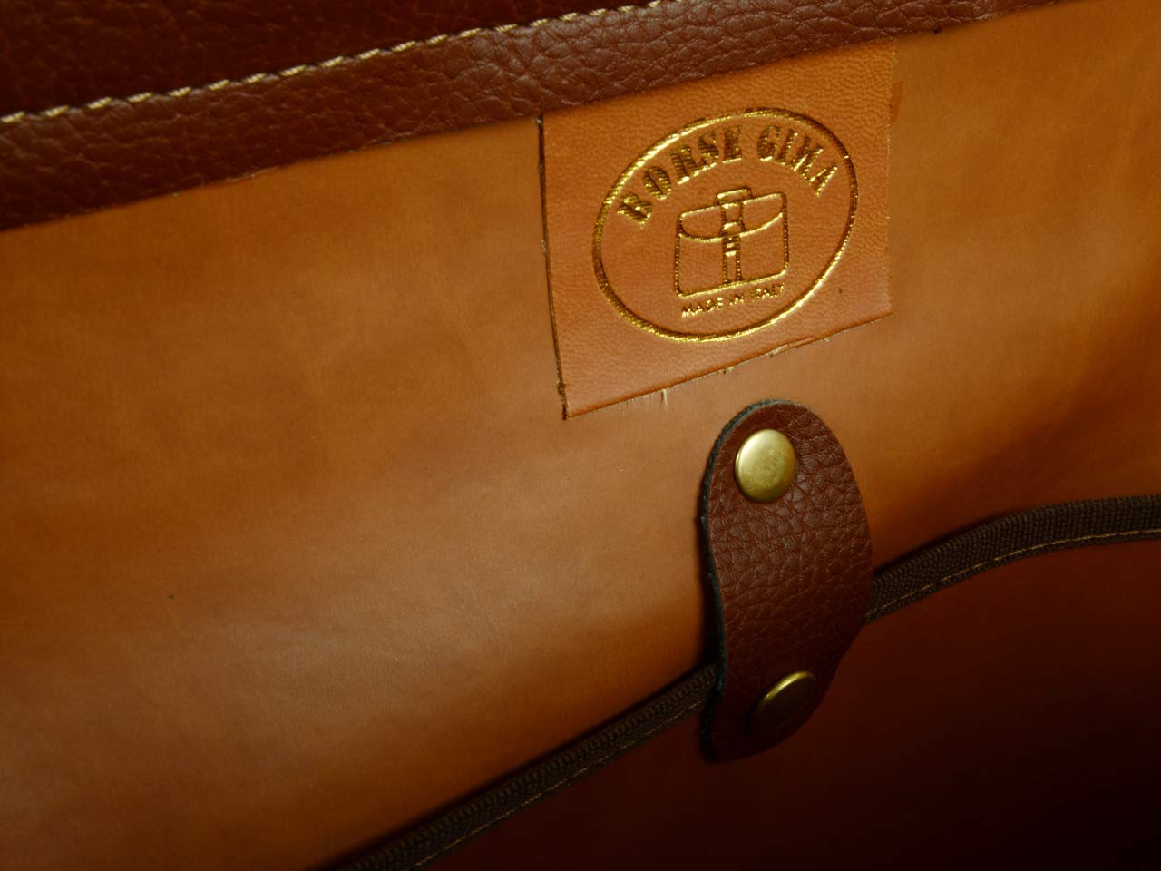 Bolsa médica de piel Gima TEXAS, 35 cm de largo x 12 cm de ancho x 22 cm de alto, marrón, bolsa de médico.