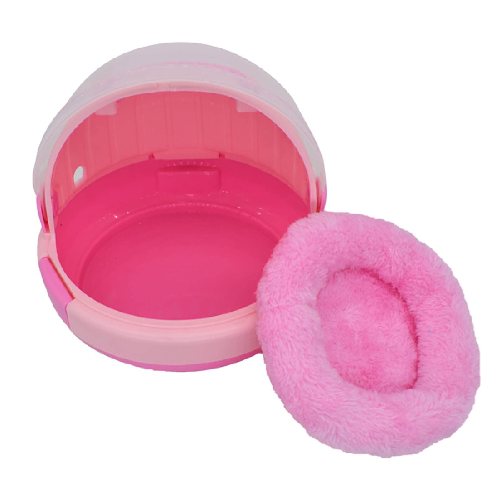 Hamak dla chomików, Domek dla ptaków, kapsuła kosmiczna, przenośna, ciepła klatka papug, wysiadywanie, ciepłe gniazdo, małe, niebieskie(Pink)