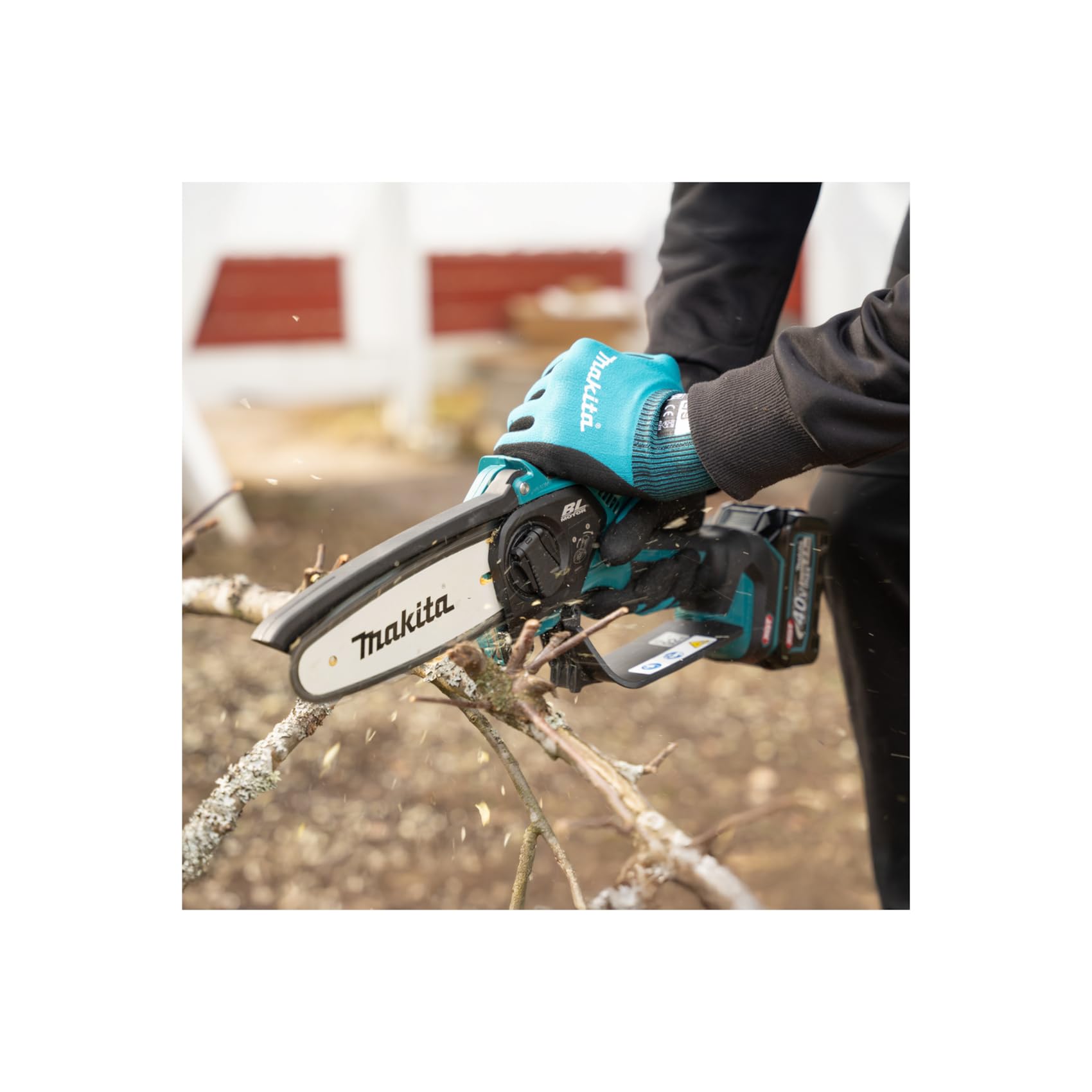 Makita UC029GZ01 40V Max Li-ion XGT - Sega da potatura senza spazzole, 150 mm, fornita in custodia Makpac, batterie e caricabatterie non inclusi
