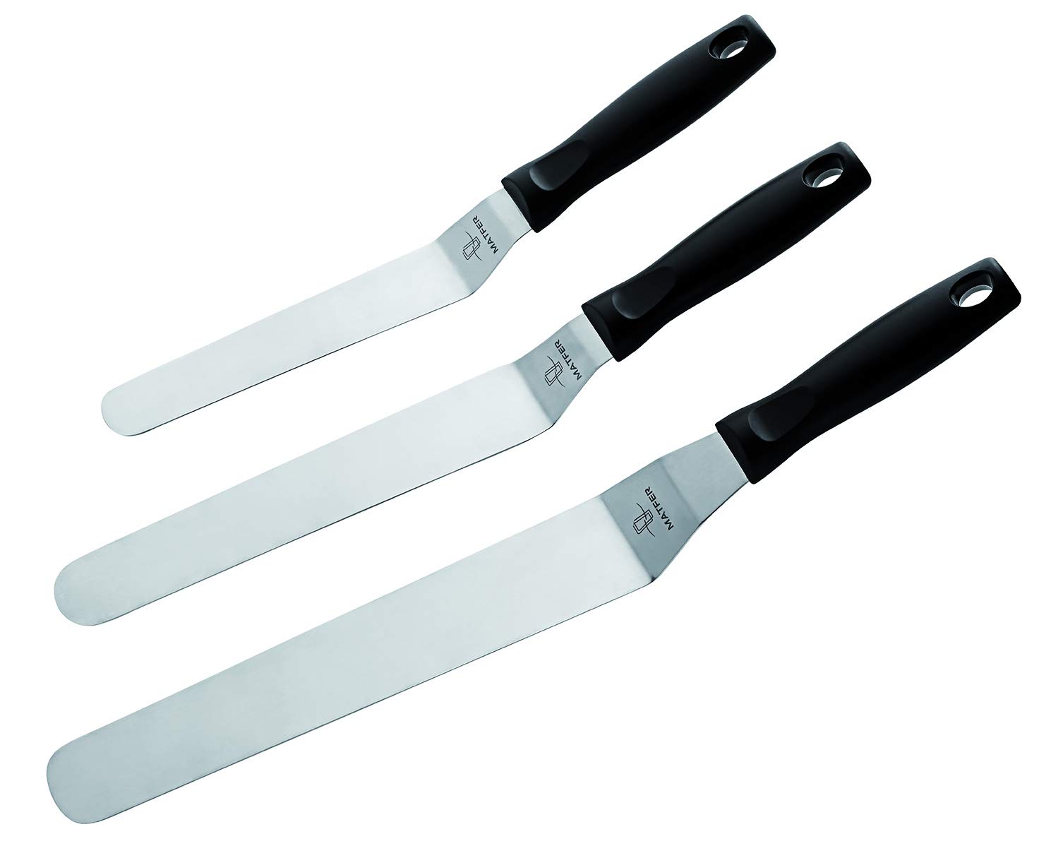 Matfer Bourgeat 112676 S/S Flexible 12-1/4" Offset Spatula - Image 2