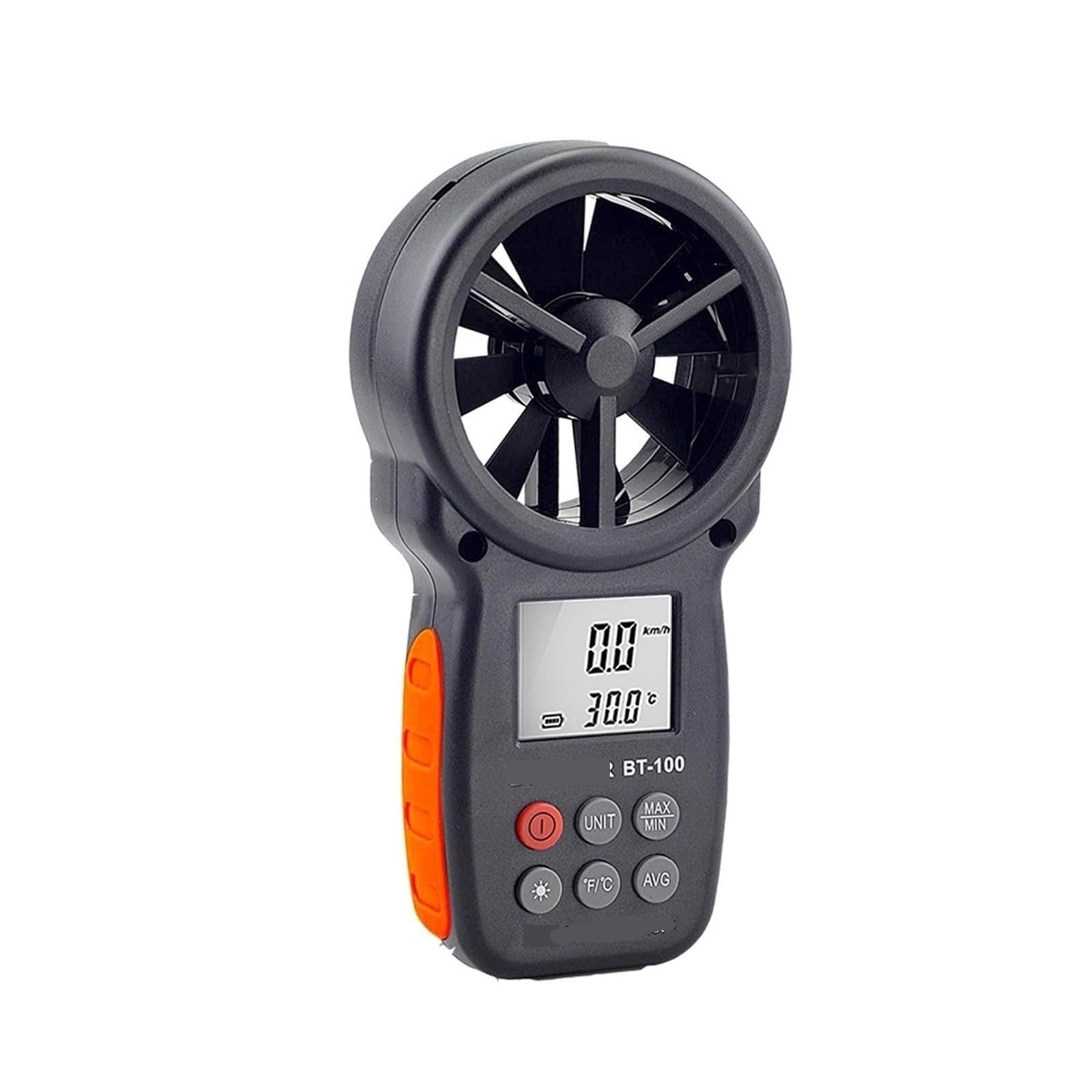 BT-100 Cyfrowy anemometr ręczny miernik temperatury zimnego powietrza