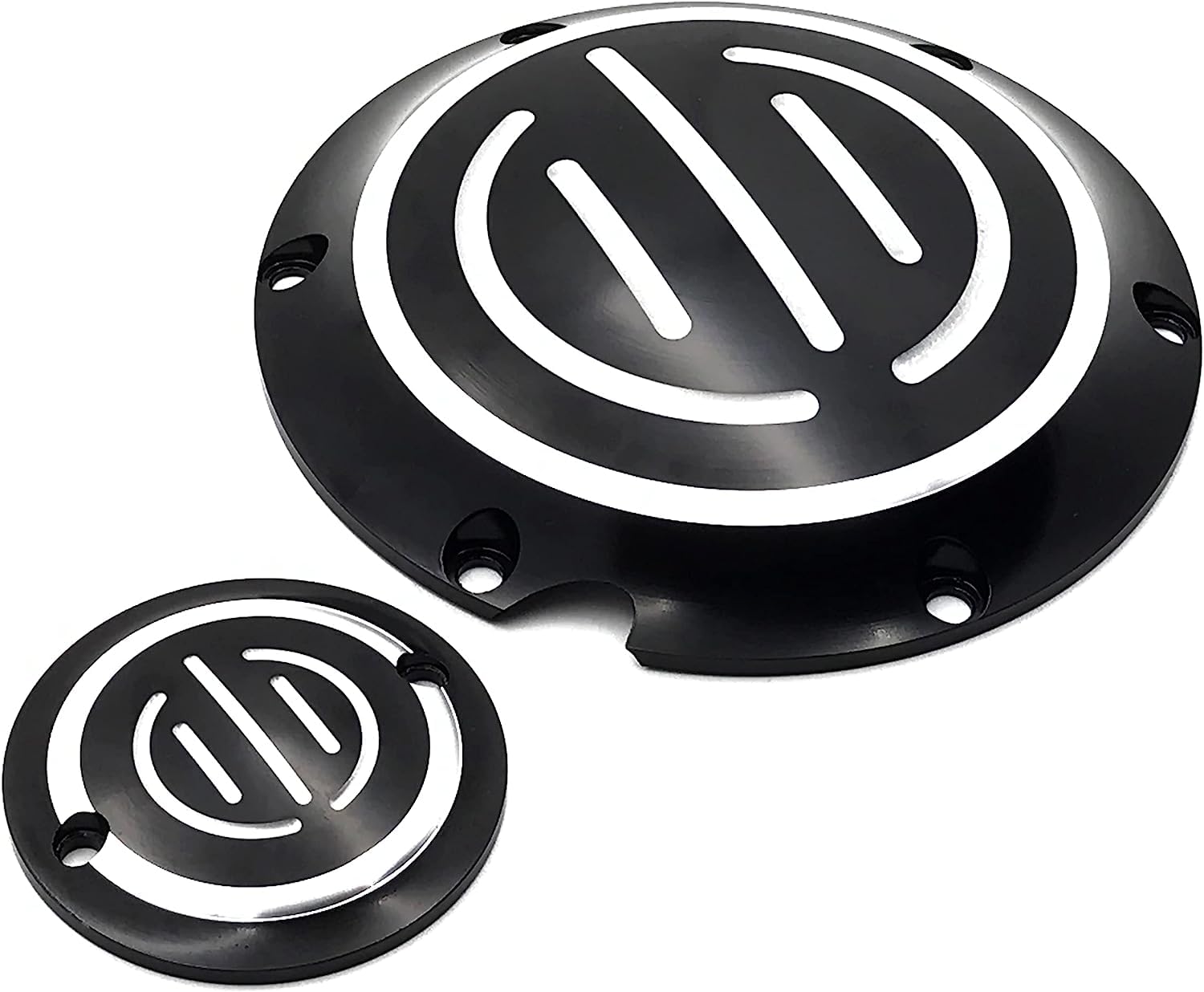 SMT-Black CNC Derby Timing Timer Cover Compatible With Harley Davidson Sportster 883 1200 XL XR [B01MV2LWHI]