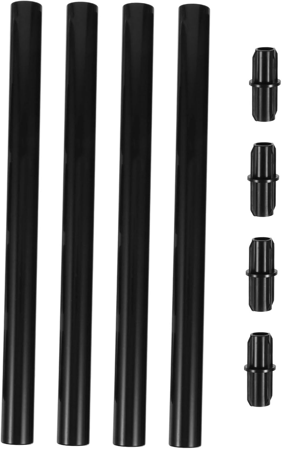 4sets Ground Spike Rods for Solar Lights Durable Garden Lamp Replacement Poles with Drainage Design Easy Install Ground Stakes for Outdoor Landscape Use