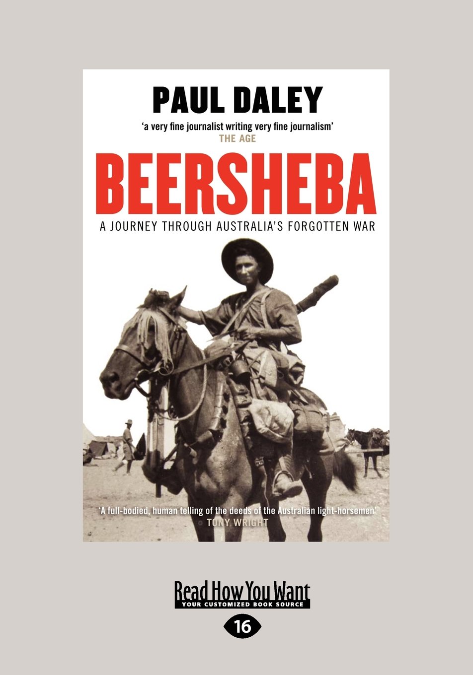 Beersheba: A Journey through Australia's Forgotten War
