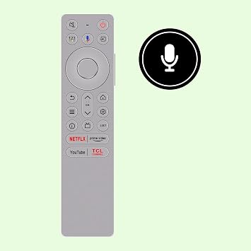 Replacement Voice Remote Control RC933 FUB1 Remote Fit for TCL C855K 4K