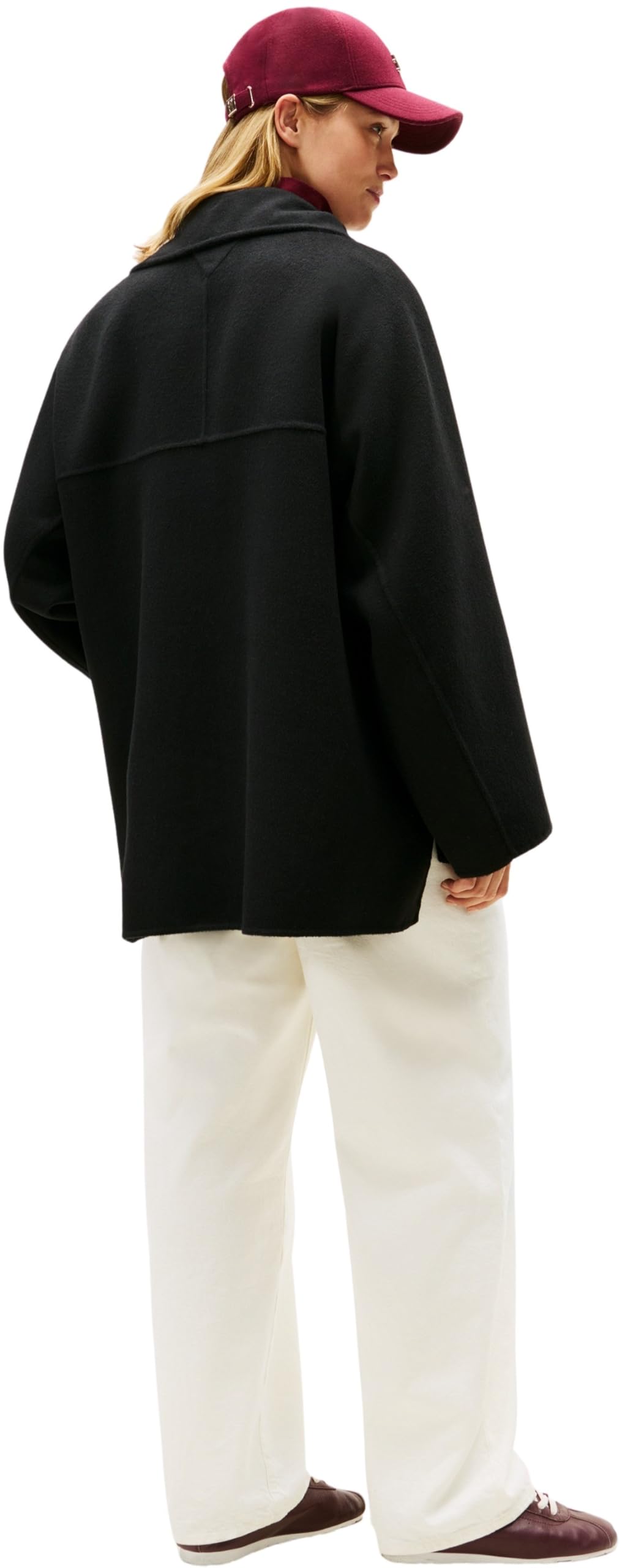 Tommy Hilfiger Damen Df Wool Gb Funnel Nk Coat Ww0ww47758 Andere Mäntel (1er Pack)