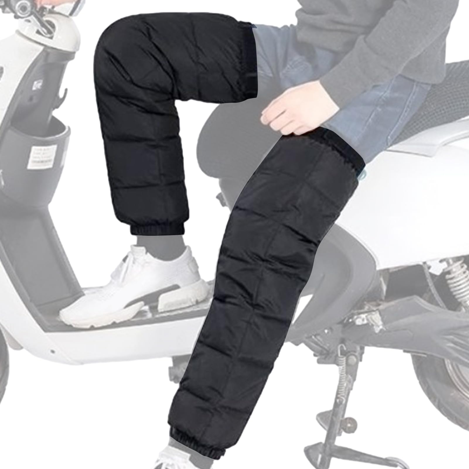 Roller-Beinschürze, Decke, Motorrad-Beinschutz, warme Beinstütze for den Winter, warme Motorrad-Knieschützer aus Samt, Beinwärmer for den Winter, Radfahren, gemütlicher warmer Knieschutz mit verstellb