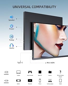 UPERFECTPortableMonitor18.5インチ120㎐？60Hz？ UPERFECTPortableMonitor18.5インチ120㎐？60Hz？