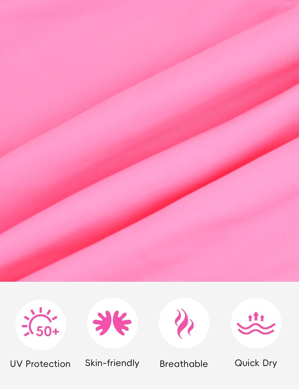 Girls Swimsuit 2 Piece Rash Guard Set Short Sleeve Bathing Suits UPF 50+ Summer Beach Swimwear - Image 6