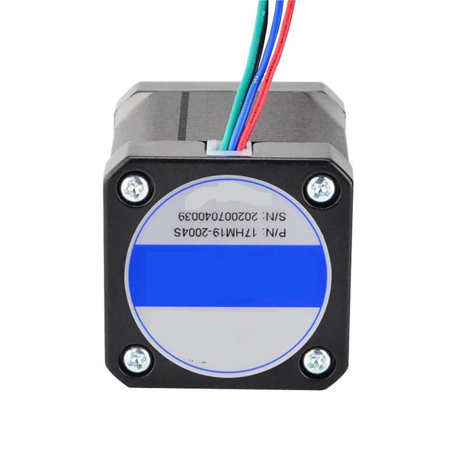 Motor paso a paso Bipolar Motor paso a paso Motor paso a paso Nema 17, 0,9 grados, 42x48mm, 46Ncm, 2A, 4 conductores para impresora 3D CNC DIY