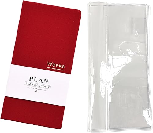 Miniatura 26 de Agenda semanal de bolsillo sin fecha, organizador de horarios, agenda anual, mes, semana, planificador, A6, cuadernos (A6, agenda sin fecha, verde)