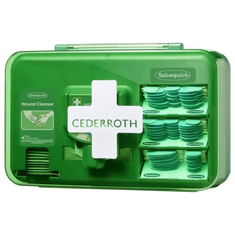 CEDERROTH Kit de Premers Securs Wundpflege-Spender, Blau