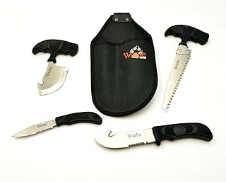 Wiebe Big Game Processing Kit 5 Piece Knife Saw Set - Generic