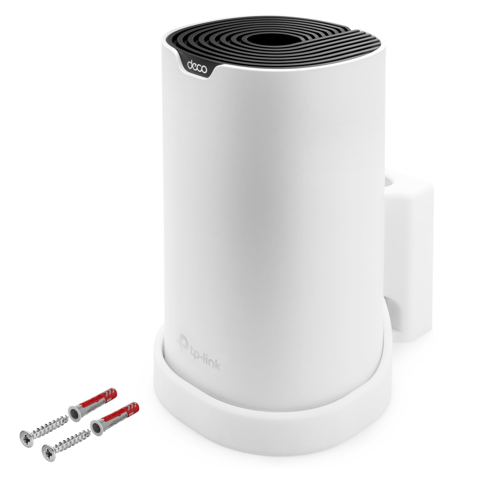 Wandhouder Voor TP-Link Deco S7 Router - 2 Stuks - Met Schroeven & Pluggen - Wit 2 miniatura