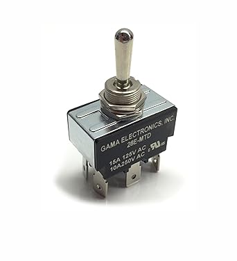 30 Amp Toggle Switch DPDT 3 Position On-Off-On