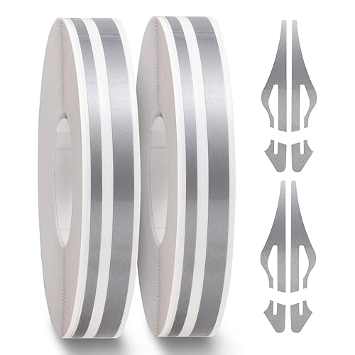 Spurtar Cinta de rayas para automóvil, cinta automotriz de rayas, calcomanía de vinilo de línea fina delgada, motocicleta, lancha, calcomanías de