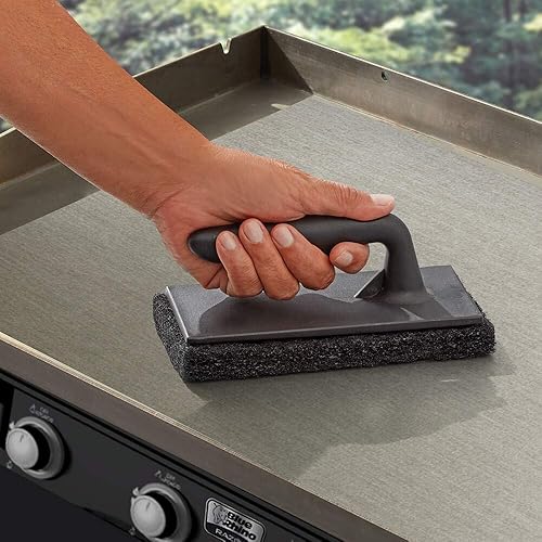Vista 11 de Chef Master Raspador de parrilla para plancha y plancha plana, raspador comercial de parrilla Blackstone, parrilla superior plana, accesorios