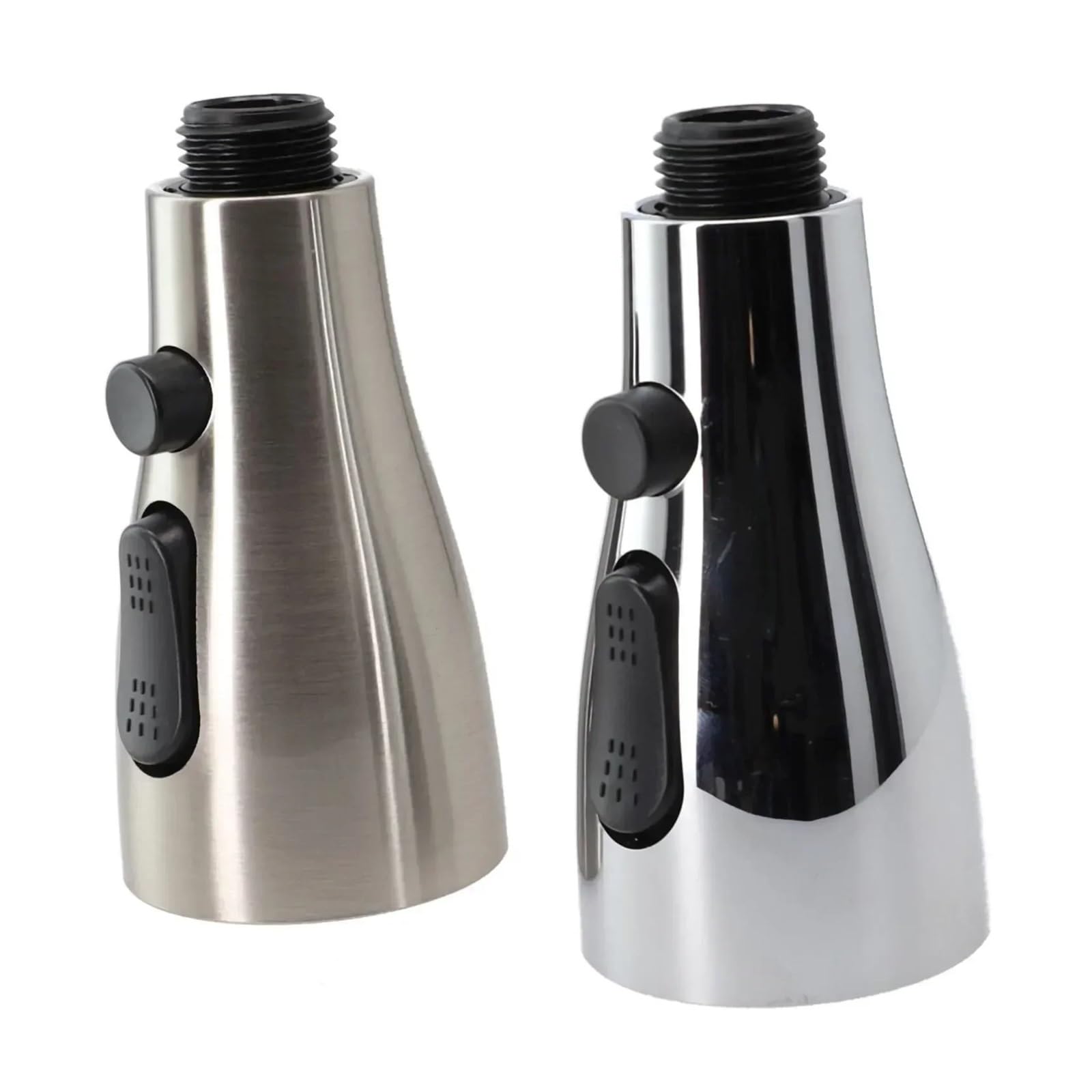 1 ugello spruzzatore for rubinetto da cucina estraibile, 3 modalità, antispruzzo, ABS, universale, 1/2", for lavello, doccia, risparmio idrico Per Lavello(Silver)