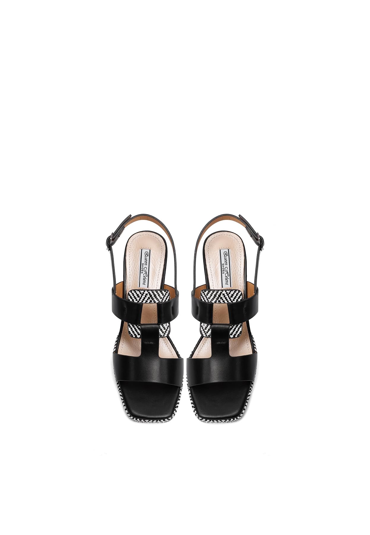 QUEEN HELENA Sandali con Tacco con Plateau Casual Eleganti Donna ZM9953