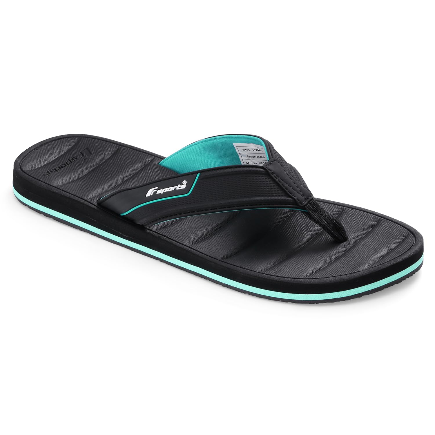 fsports GREY & GREEN Rubber Material FUSION Series Casual Slipper For Men-picture-54