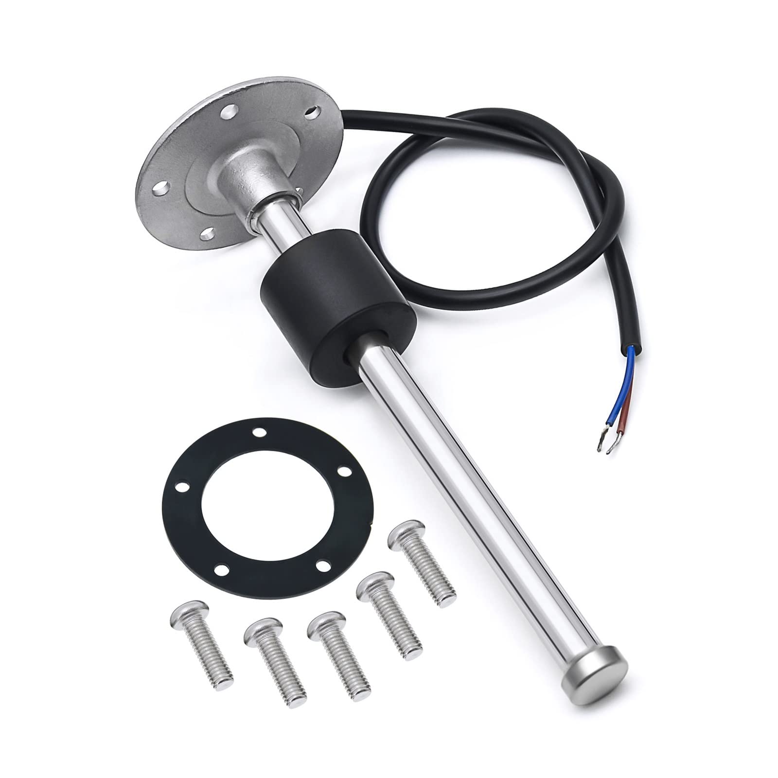 Kit de jauge de niveau de carburant, Capteur de niveau de carburant 0-190ohm 100MM 150MM 200MM 250MM 600MM 1000MM Réservoir de liquide d'huile Unité d'envoi de carburant Capteur de niveau d'eau for ja