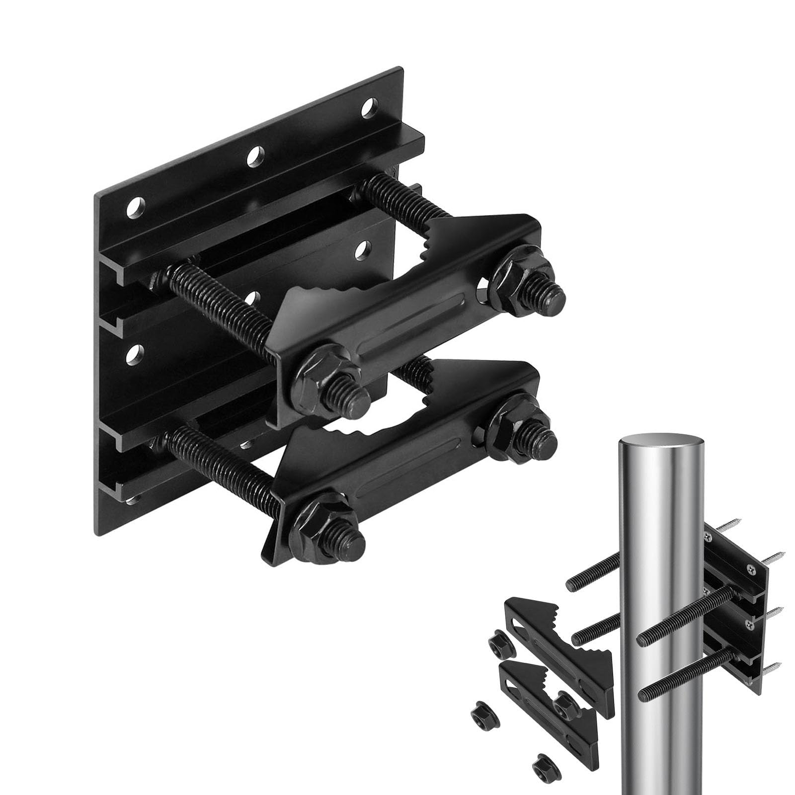 Soporte de tubo de metal ajustable (1, grande)