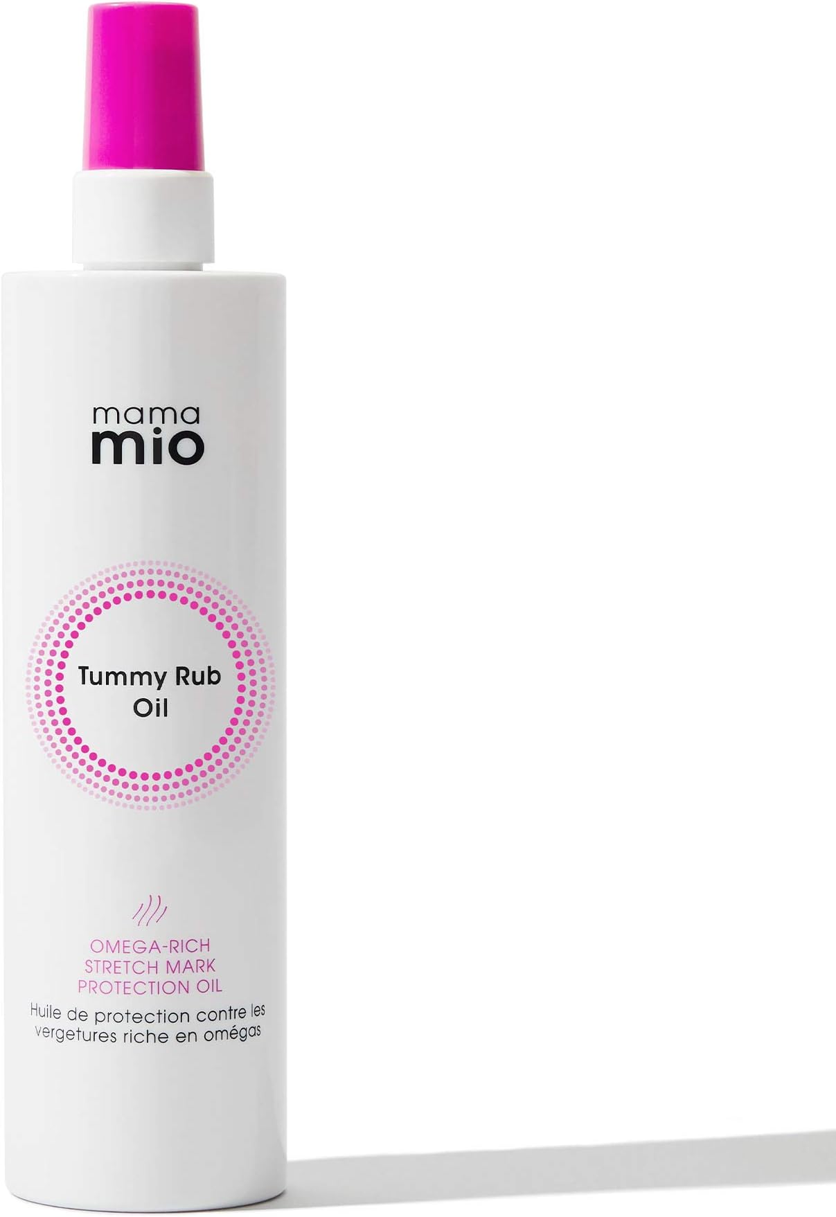 Mama Mio Tummy Rub Oil 200 ml| Supersize Pregnancy Stretch Mark Protection Oil | 99 Percent Natural Origin | Formulated for Dry Bumps