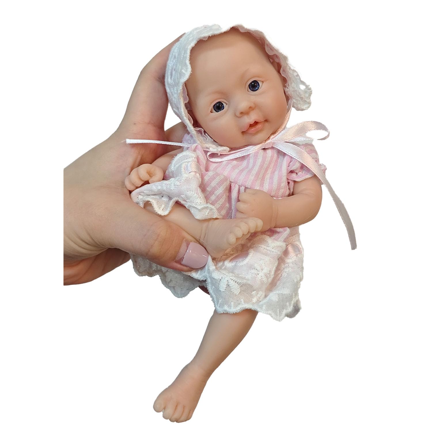 Full Body Silicone Tiny Baby Reborns Inch Mini Reborn Baby Dolls