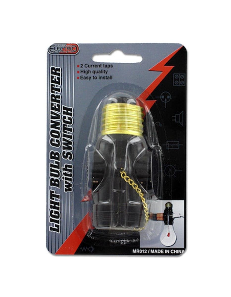Kole Imports Light Bulb Converter with Switch