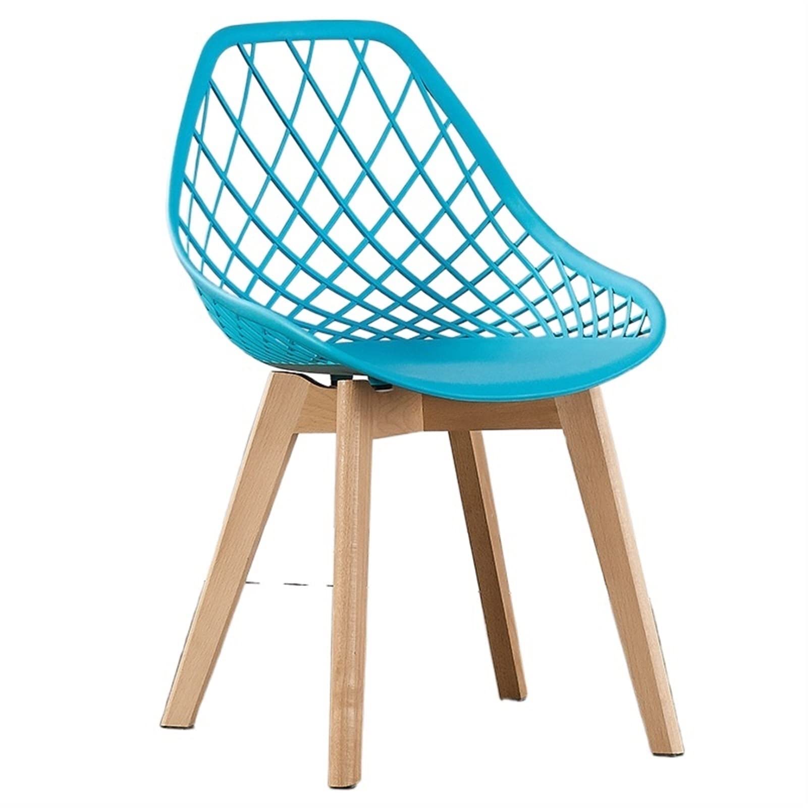 VIOLK Game Chair كرسي الطعام الحديثة كرسي بسيط الأسرة مسند الظهر البراز الترفيه كرسي الصلبة الخشب كتاب البلاستيك مكتب وكرسي (Color : Buff)