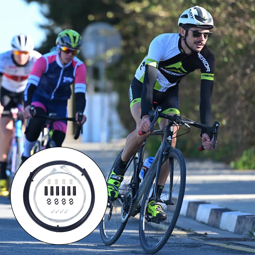 Kit Cavi Freni Bici Universale | Filo Freno E Cambio Mountain Bike Con Guaine | Set Completo - Foto 8