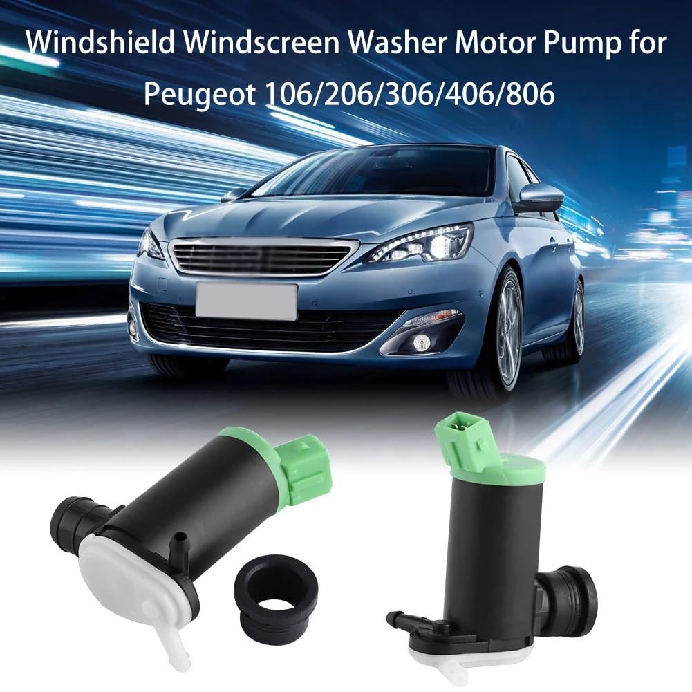 Bomba Limpiaparabrisa Para Peugeot 106 206 306 406 806 Limpiaparabrisas de coche Bomba de Agua para Limpiaparabrisas