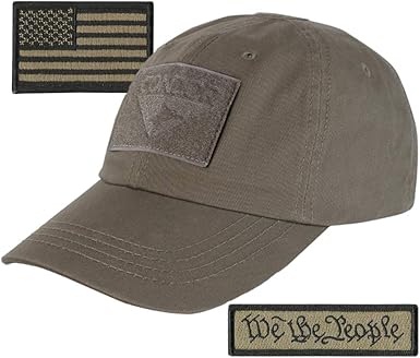 We The People & USA Tactical Patch with Condor Operator Cap Bundle