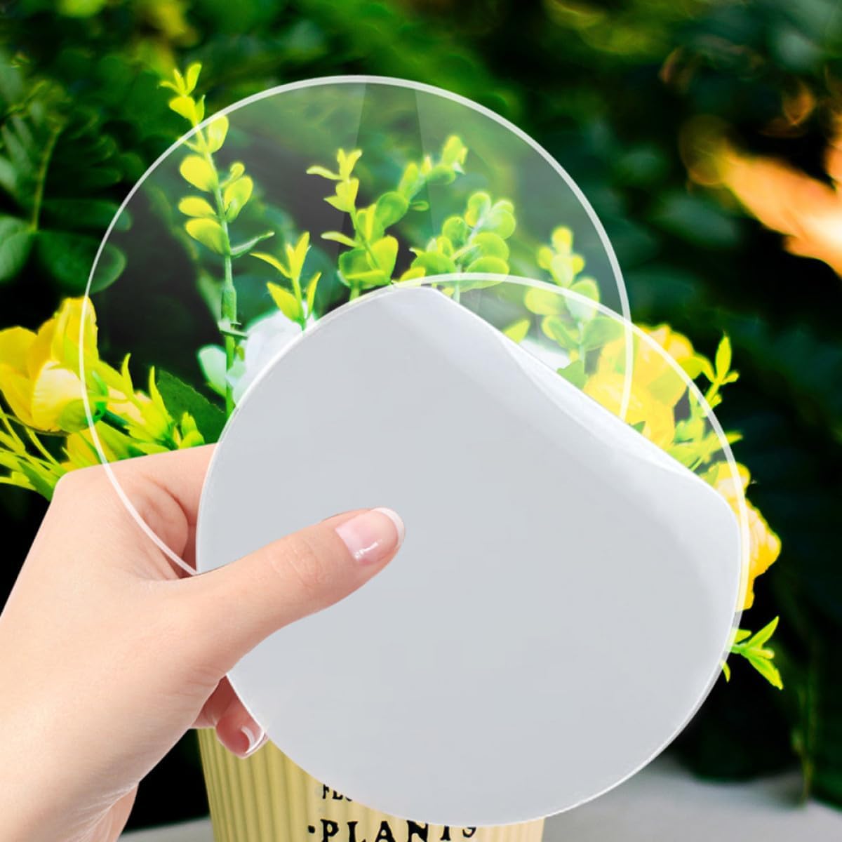 20pcs Round Acrylic Disc Blank Circles for Art Craft Projects