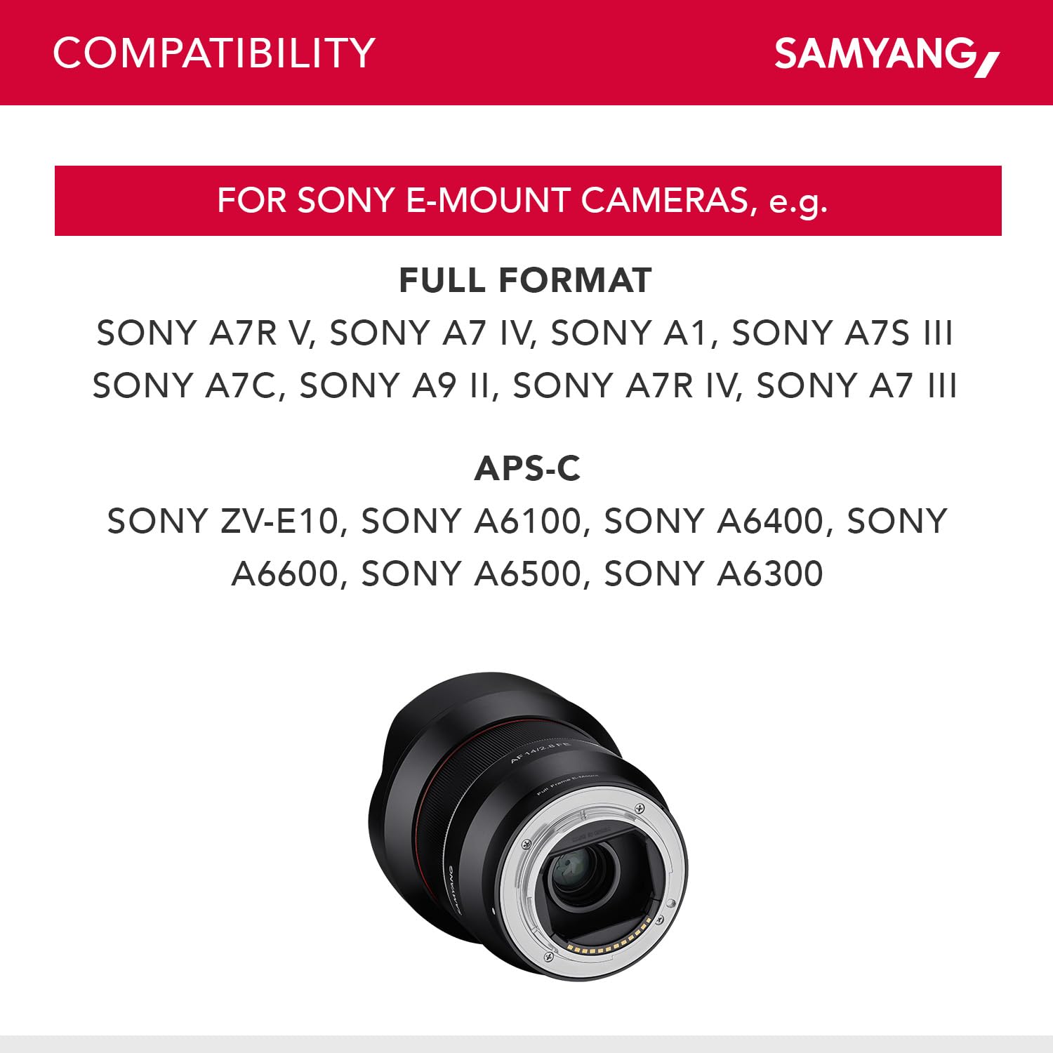 Samyang AF 14mm F2.8 Autofocus Lens for Sony FE: Amazon.co.uk