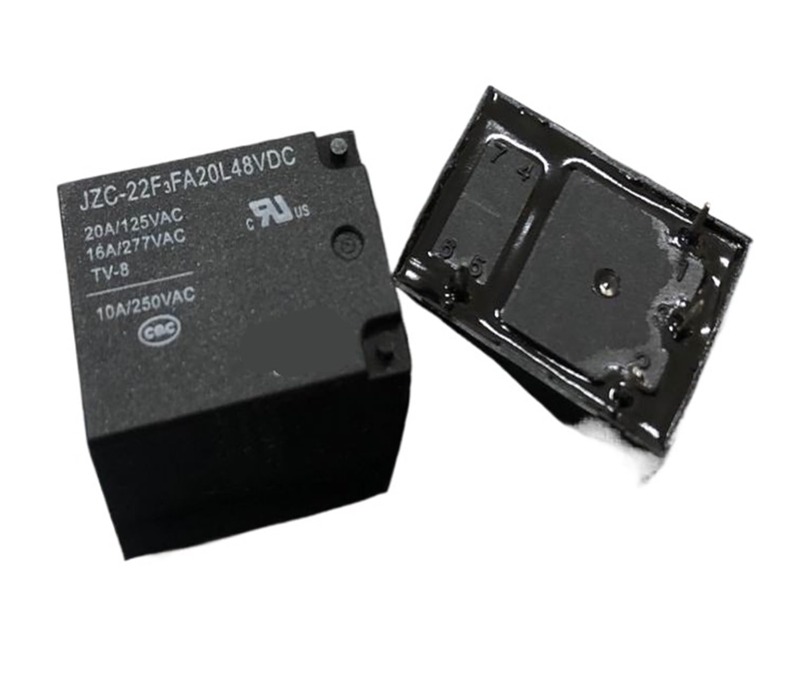 YZWRWRMKTB 1pc JZC-22F3FA20L48VDC (22F-1A-12V/48V) Relay 4pins