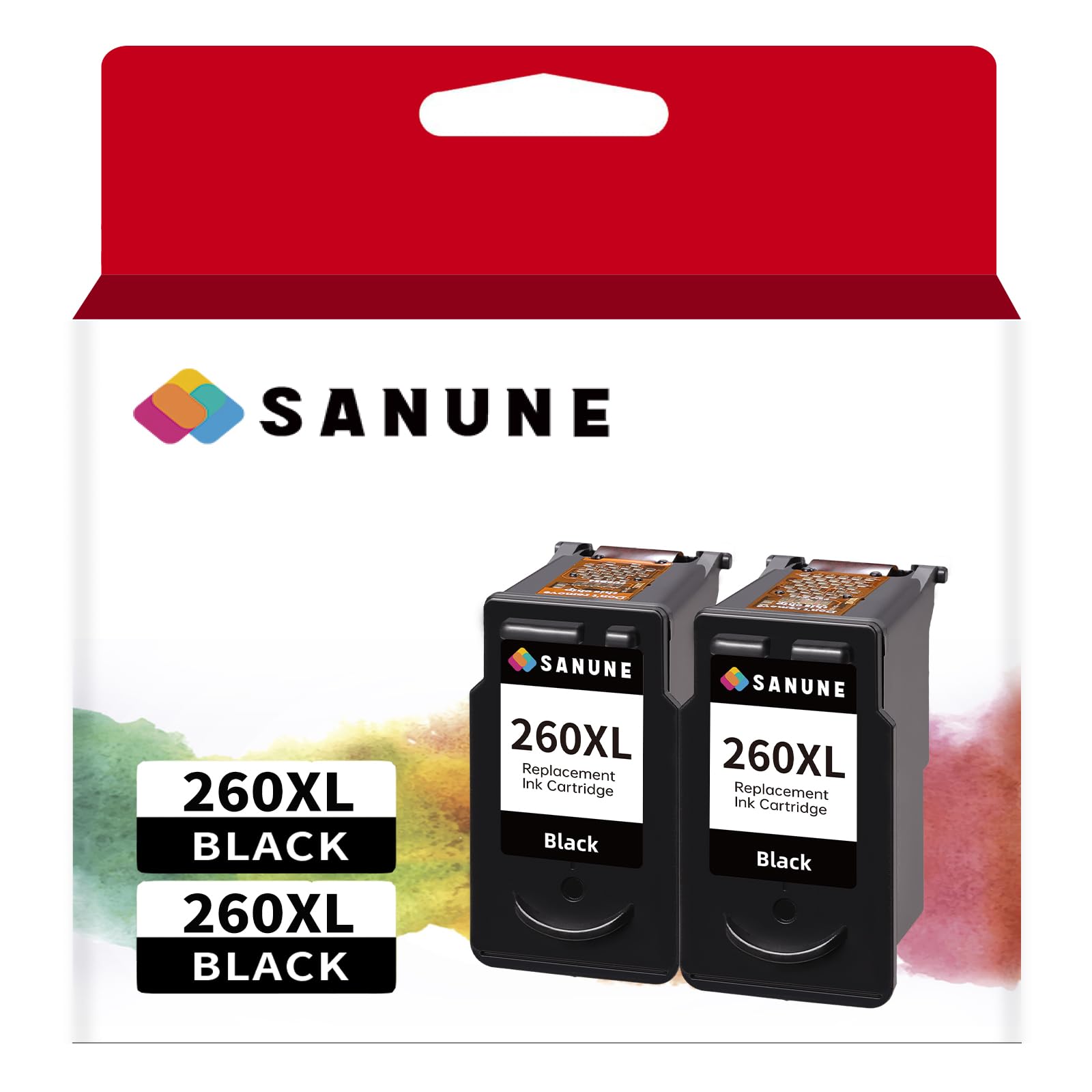 260XL Ink Cartridges Replacement for Canon 260 Black Ink Cartridge