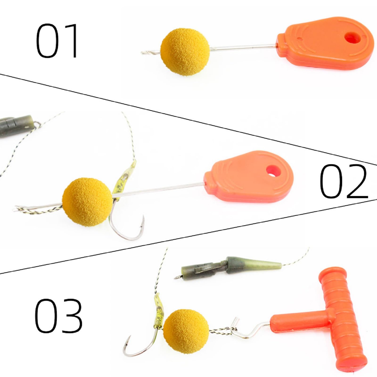 Set Attrezzi Pesca Alla Carpa - 6 Pezzi In Acciaio | Ago, Trapano, Estrattore Nodi