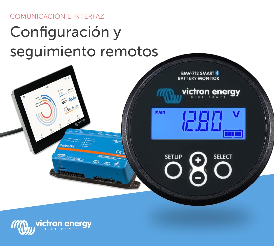 Victron Energy BMV-712 Monitor de Batería Smart (Negro)